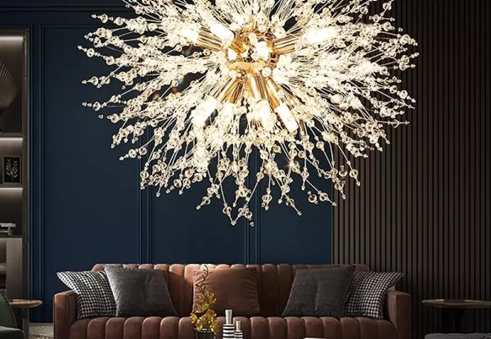 globe chandelier crystal