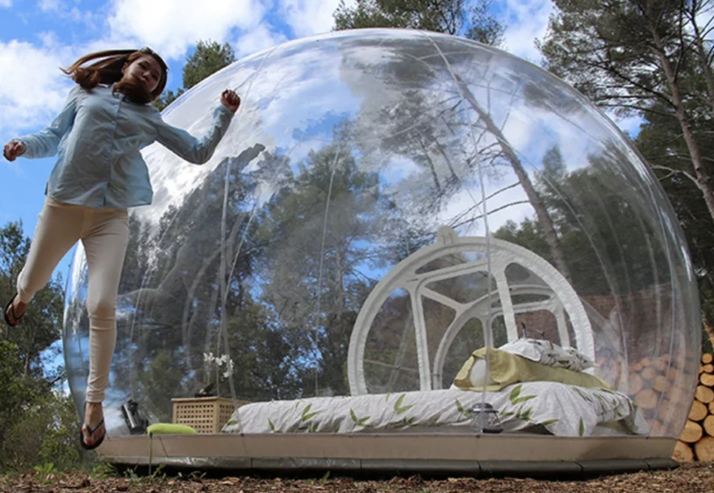 transparent inflatable bubble tent